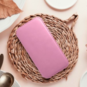 OEM DUAL POCKET Book case for IPHONE 15 Plus light pink