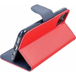 OEM FANCY Book case for SAMSUNG S24 red / navy