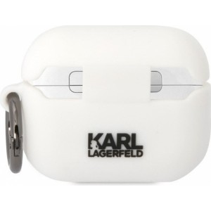 Karl Lagerfeld case for APPLE Airpods Pro KLAPRUNCHH (3D Sil NFT Choupette) white