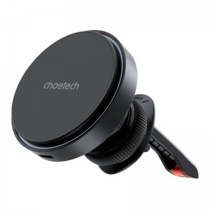 Choetech Magnetic car holder witch charger Choetech T205-F, 15W (black)