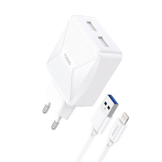 Foneng Charger Foneng EU35 USB-A + Lightning 2.4A