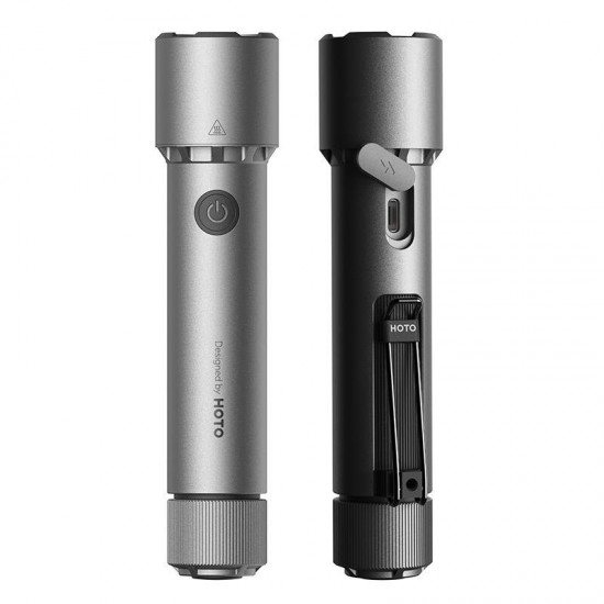 Hoto Tactical Flashlight HOTO QWSDT005, 2300lm, IP68, 3100mAh, USB-C