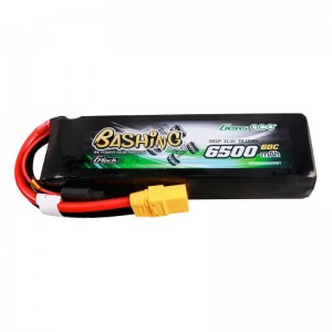 Gens Ace G-Tech 6500mAh 11.1V 60C 3S1P Lipo Battery Pack with XT90-Bashing Series