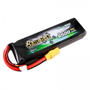 Gens Ace G-Tech 6500mAh 11.1V 60C 3S1P Lipo Battery Pack with XT90-Bashing Series