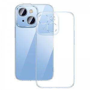 Baseus Crystal Transparent Case and Tempered Glass set for iPhone 14 Plus