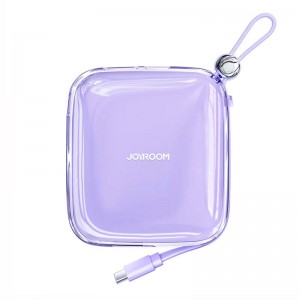 Joyroom Powerbank Joyroom JR-L004 Jelly 10000mAh, USB C (Purple) 10 + 4 pcs FOR FREE