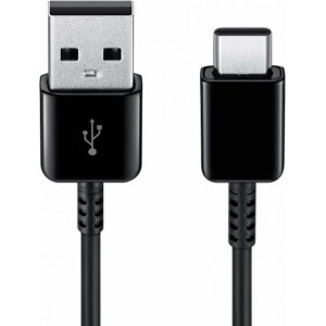 Samsung EP-DG930 USB-A 2.0 uz USB-C 25W Datu & Uzlādes kabelis 1.5m Melns (Blister)