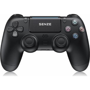 Gamebox C5 Play Station 4 / PC bezvadu Bluetooth kontroliers ar dubulto motora vibrāciju melns