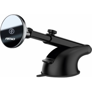 Amio Suction mount Phone Holder with Wireless Charger 15W AMIO-03776