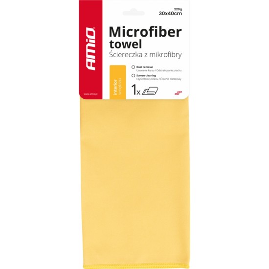 Amio Interior microfiber cloth 30x40cm 220g AMIO-03744