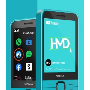 Nokia 235 4G Blue Mobilais tālrunis 64MB/128MB USB-C