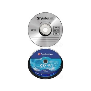 Verbatim Matricas CD-R 700MB 1x-52x Papildus Aizsardzība / 10gb. iepakojumā