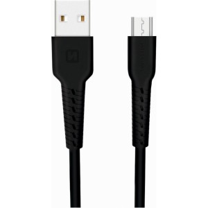 Swissten Basic Fast Charge 3A Micro USB Datu un Uzlādes Kabelis 1m