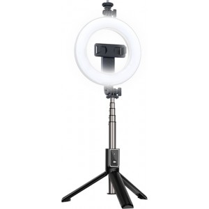 XO SS12 Selfie Stick / Tripod с Bluetooth Пультом Управления + LED лампа 95cm