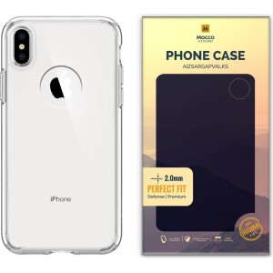 Mocco Original Clear Case 2mm Силиконовый чехол для Apple iPhone X / XS Прозрачный (EU Blister)