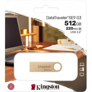 Kingston DTSE9G3 Data Traveler Zibatmiņa USB3.2 Gen1 /  512GB