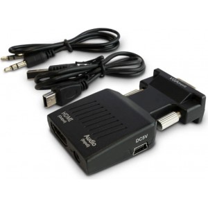 Savio CL-145 Adapteris VGA / HDMI / D-sub 15pin / 3,5mm