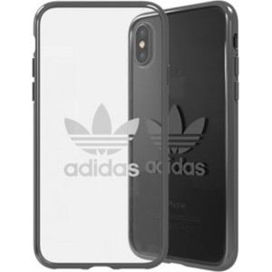 Adidas Clear Case Silikona Apvalks Priekš Apple iPhone X / XS Caurspīdīgs - Melns (EU Blister)