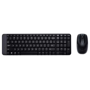 Logitech MK 220 Bezvadu Komplekts Klaviatūra + Pele Melns (ENG)