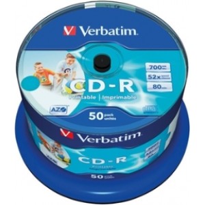 Verbatim CD-R Ierakstāmie Diski 50gab