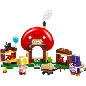 Lego 71429 Nabbit at Toad's Shop Expansion Set Konstruktors