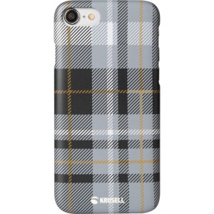 Krusell Limited Cover Apple iPhone 8/7 plaid dark grey