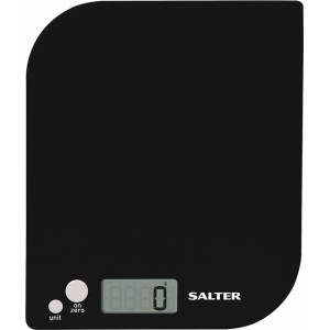 Salter 1177 BKWHDR Leaf Electronic Digital Kitchen Scale - Black