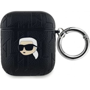 Karl Lagerfeld Monogram Karl Head case for AirPods 1 / 2 - black