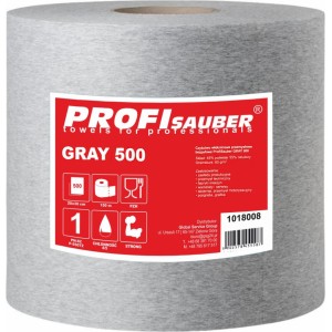 Profi Sauber Gray nonwoven industrial cleaning cloth ProfiSauber GRAY 500