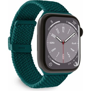 Puro ''LOOP'' Elasticized Nylon watch band for Apple Watch 42-44-45-49mm dark green