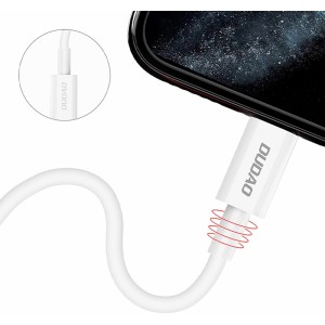 Dudao L6X USB-C - Lightning PD 20W 1m Cable - White