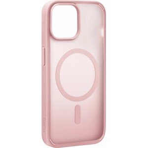 Puro Cover in TPU with integrated magnets and gradient effect 'GRADIENT' for  Phone 15 Plus, pink color