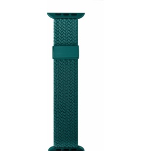 Puro ''LOOP'' Elasticized Nylon watch band for Apple Watch 42-44-45-49mm dark green