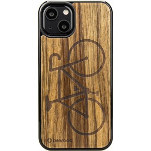 Bewood Bike Limba Case for iPhone 13 - Light Brown