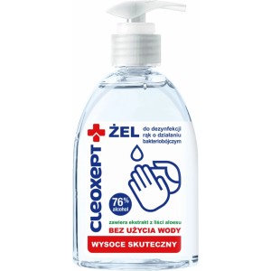 Gsg24 Antibacterial hand sanitizer gel CLEOXEPT - 500ml