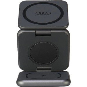 Audi Big Logo foldable inductive charger 3in1 0 - gray