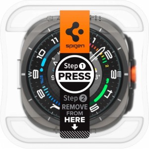 Spigen Szkło hartowane Spigen Glas.TR EZ Fit na Samsung Galaxy Watch Ultra (47 mm) - przezroczyste (2-pak)