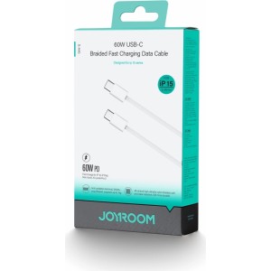 Joyroom S-A45 Ben Series USB-C / USB-C 60W cable 1 m - white