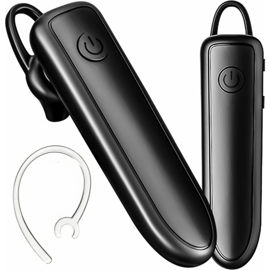 Alogy Wireless headset for Bluetooth 4.0 calls car headset with display V8 Black