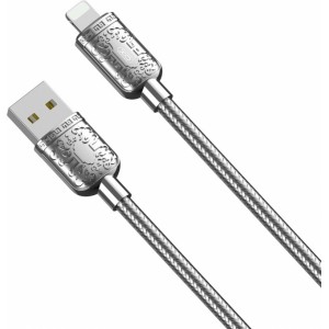 XO cable NB216 USB - Lightning 1,0 m 2,4A silver