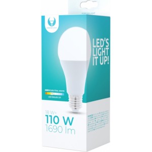 Telforceone LED Bulb E27 A65 18W 230V 4500K 1690lm Forever Light