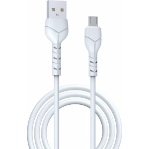 None Devia cable Kintone EC144 USB - MicroUSB 1,0 m 2,1A white