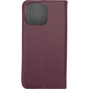 None Smart Magnetic case for iPhone 13 Pro 6,1" burgundy