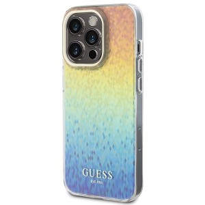 None Guess case for iPhone 14 Pro 6,1" GUHCP14LHDECMI HC IML FACETED MIRROR DISCO IRIDESCENT