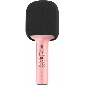 Telforceone Maxlife Bluetooth microphone with speaker MXBM-600 pink