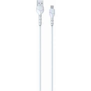 None Devia cable Kintone EC144 USB - MicroUSB 1,0 m 2,1A white