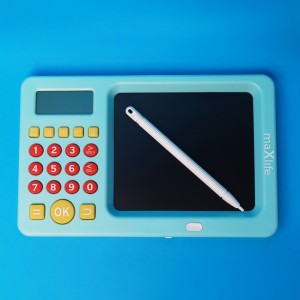 Telforceone Maxlife kids writing board with calculator MXWB-01 blue