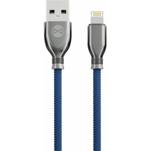 Forever Tornado cable USB - Lightning 1,0 m 3A navy blue