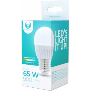 Telforceone LED bulb E27 G45 10W 230V 6000K 900lm ceramic Forever Light