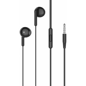 None XO wired earphones EP69 jack 3,5 mm black